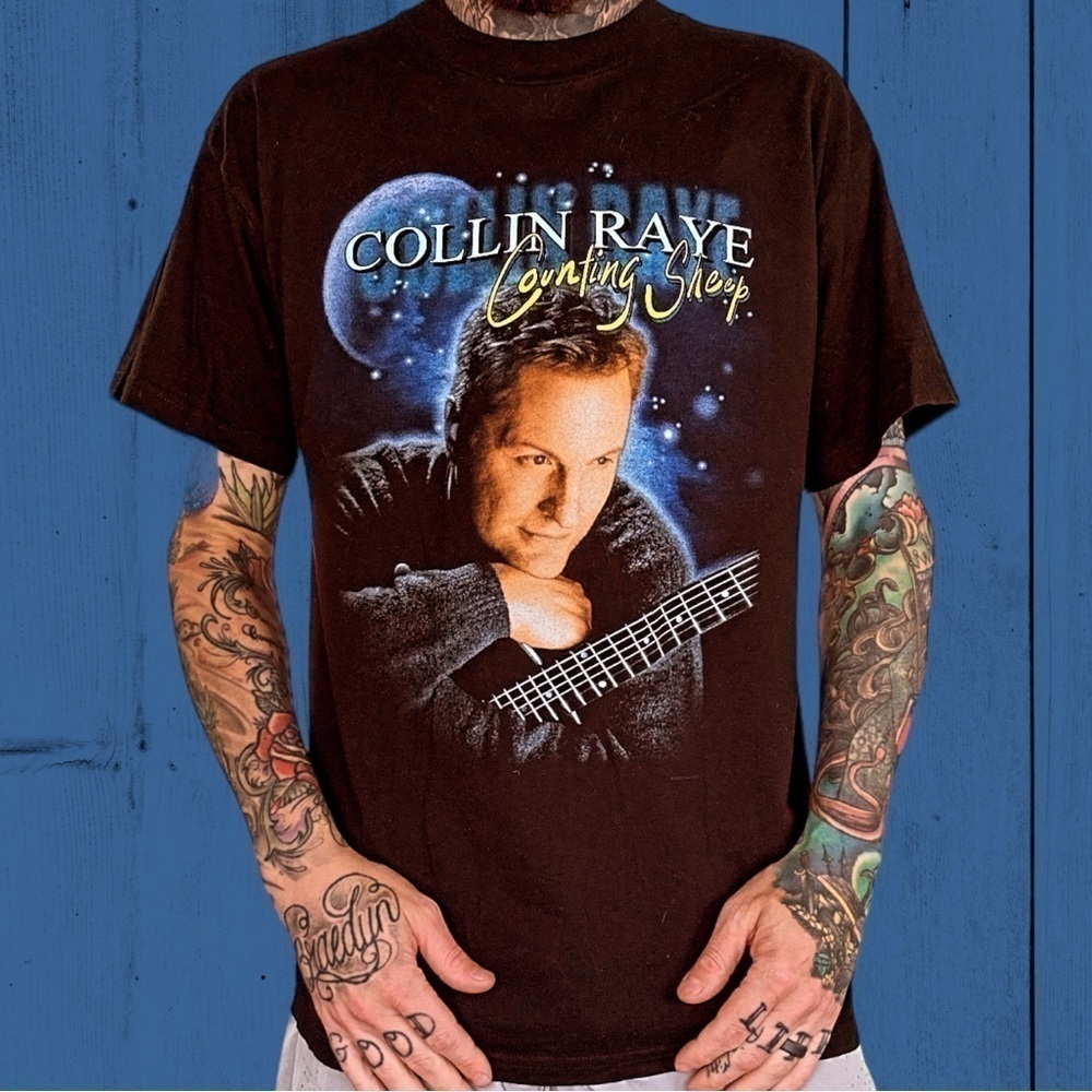 Collin Raye vintage Winterland country western band t shirt men’s Large
